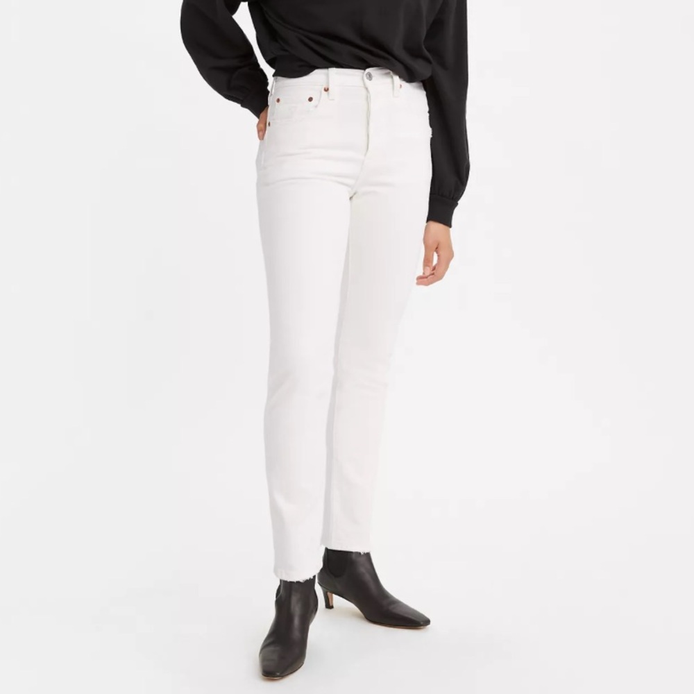 Levi’s White 501 Skinny